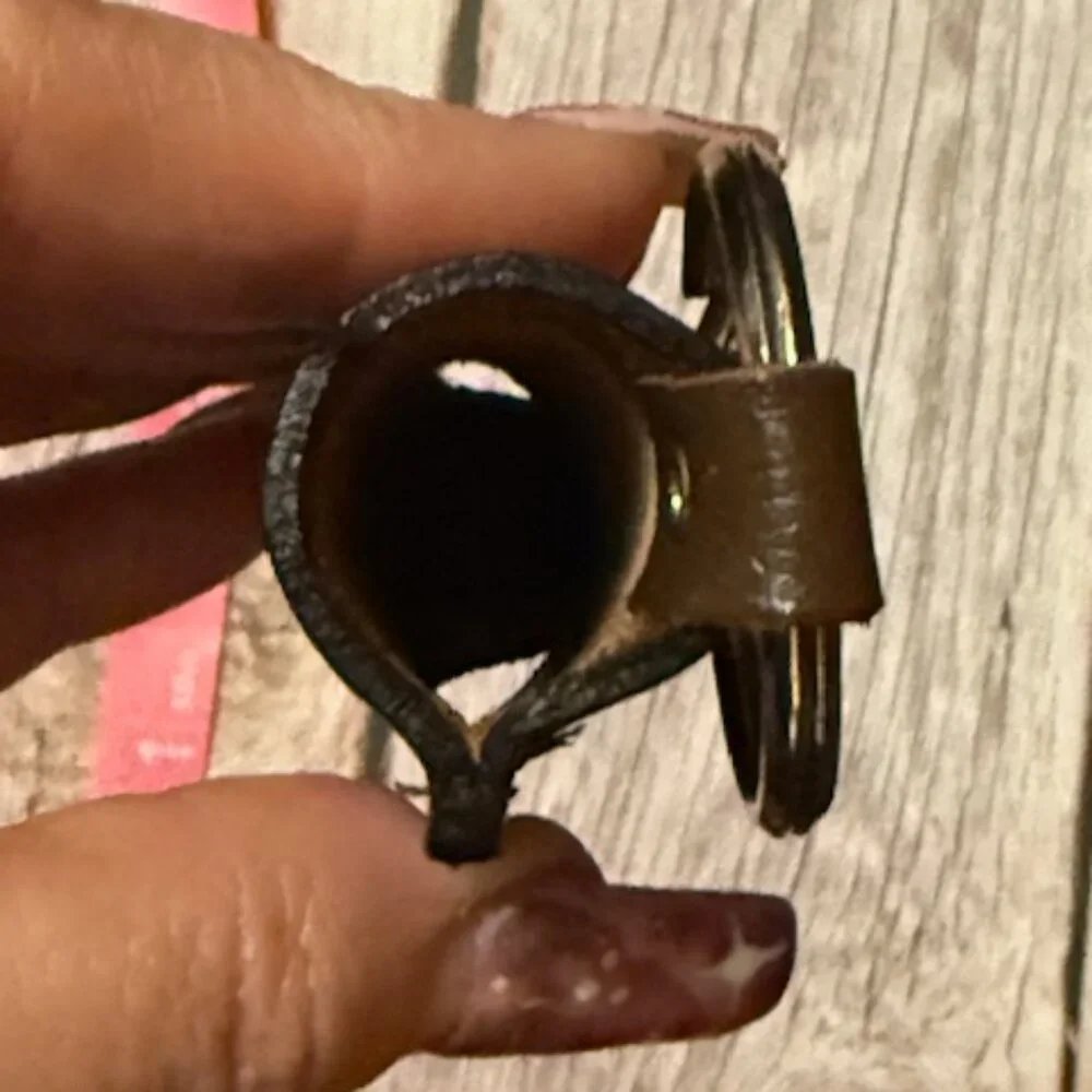✨ Vintage Tooled Leather Lighter Holder — Horse Head Design (NOS) ✨